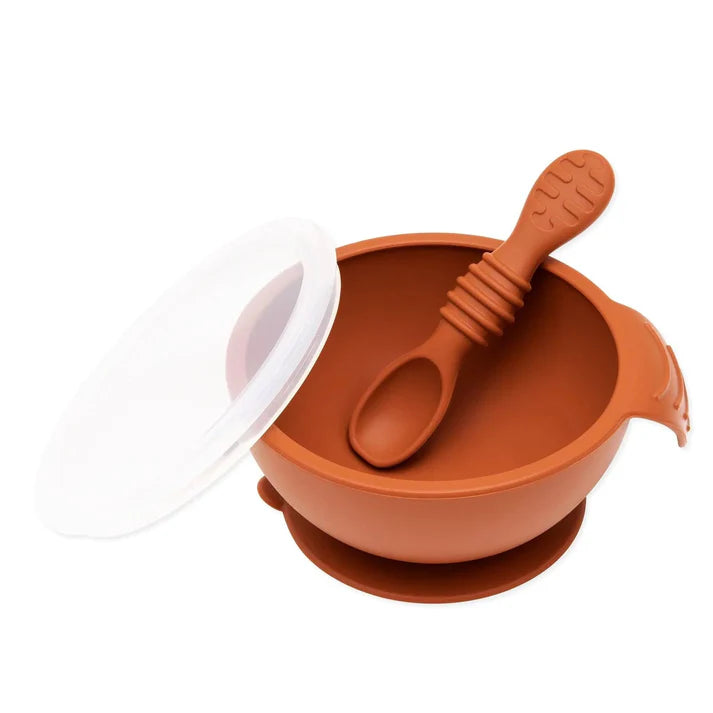 Bumkins Silicone First Feeding Set (5 colors available)
