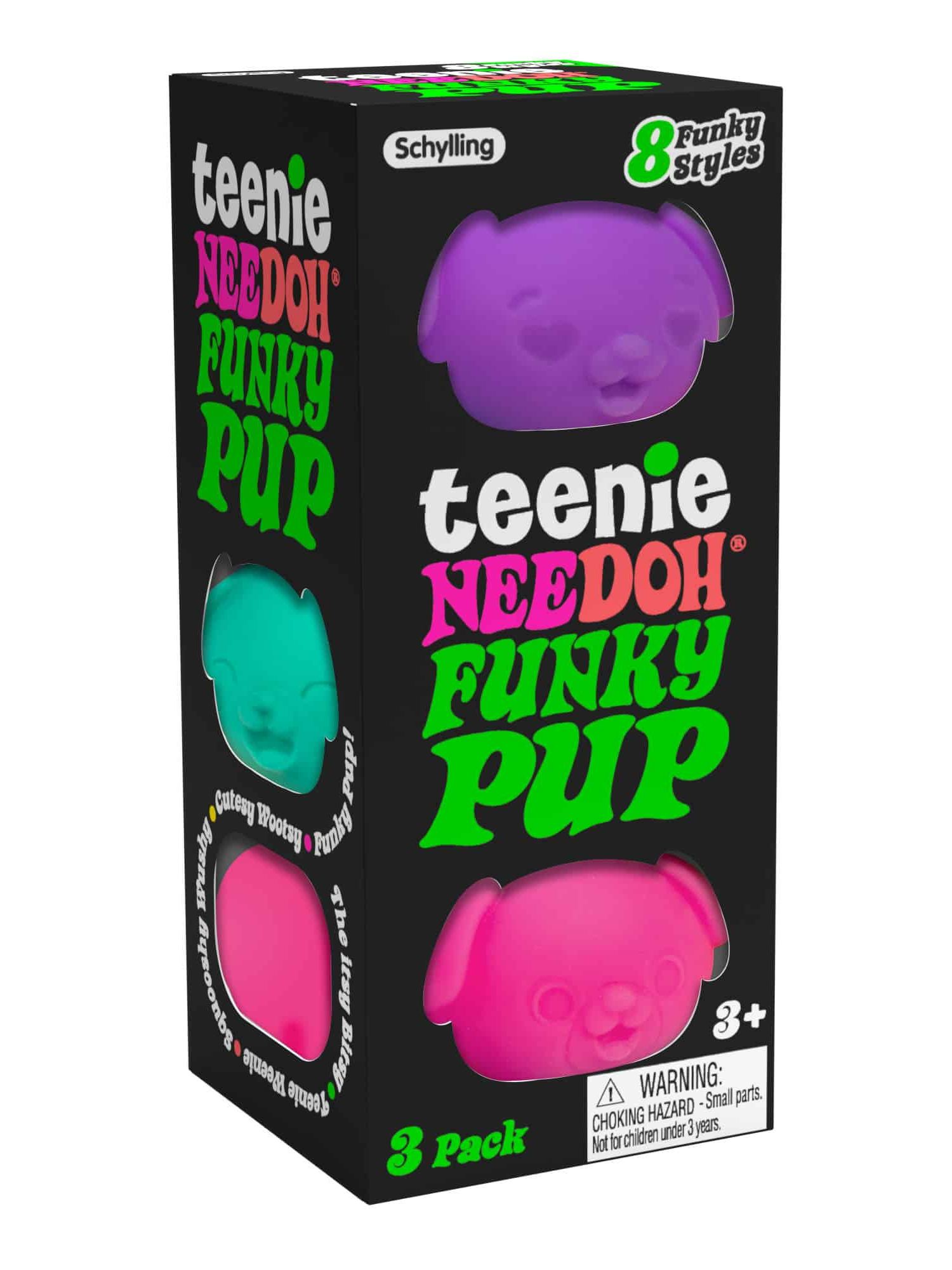Schylling Teenie NeeDoh Funky Pup (Available in 3 style)