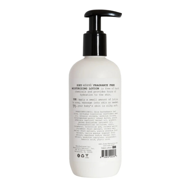 Zoey Naturals Fragrance Free Moisturizing Lotion- 286ml