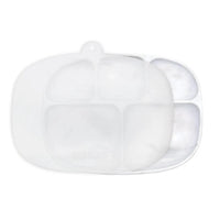 Bumkins Silicone Grip Dish with Lid - 5 Section (4 colors available)