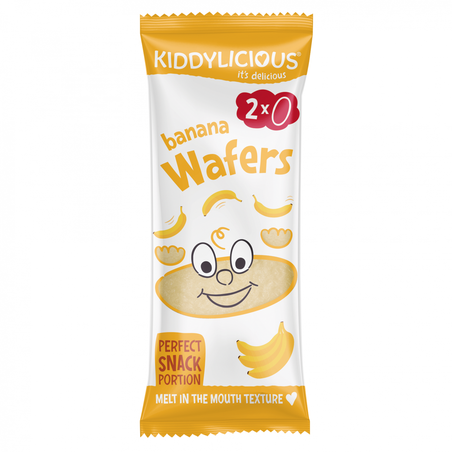 Kiddylicious Banana Wafers - 40g