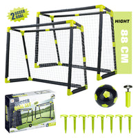 Football Net Soccer Goal Posts - 2 Pcs