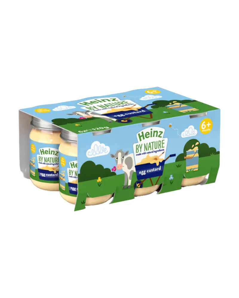 Heinz Pudding 6M+ Pack of 6 - 120g (Available in 3 flavors)