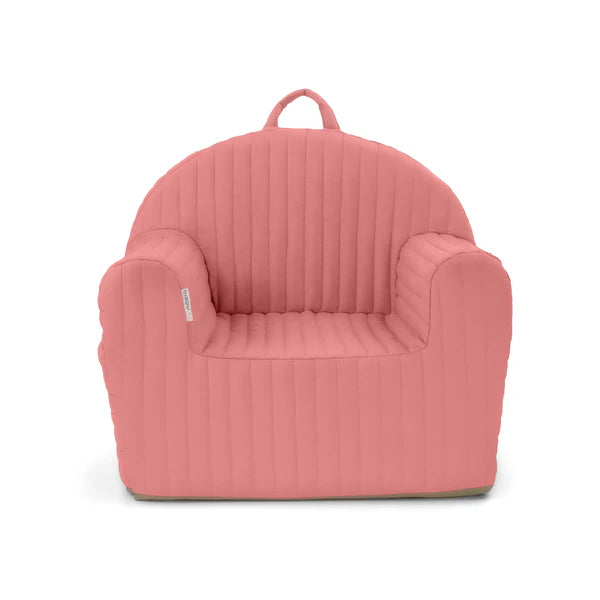 Baby Armchair - Stripped Tea Rose