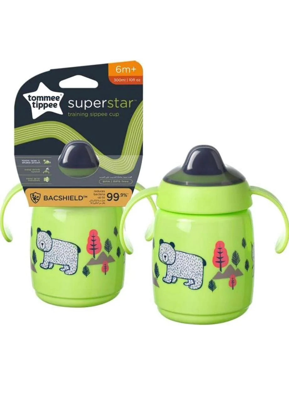 Tommee Tippee Superstar Trainer Sippee Cup 300ml 6m+ (4 colors available)