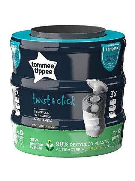 Tommee Tippee Twist & Click Cassettes x3