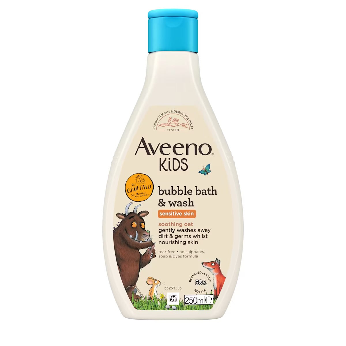 Aveeno Kids Bubble Bath & Wash -(Gruffalo ) 250ml