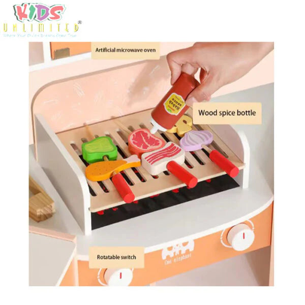 Kitchen Premium Wooden Toy Set
