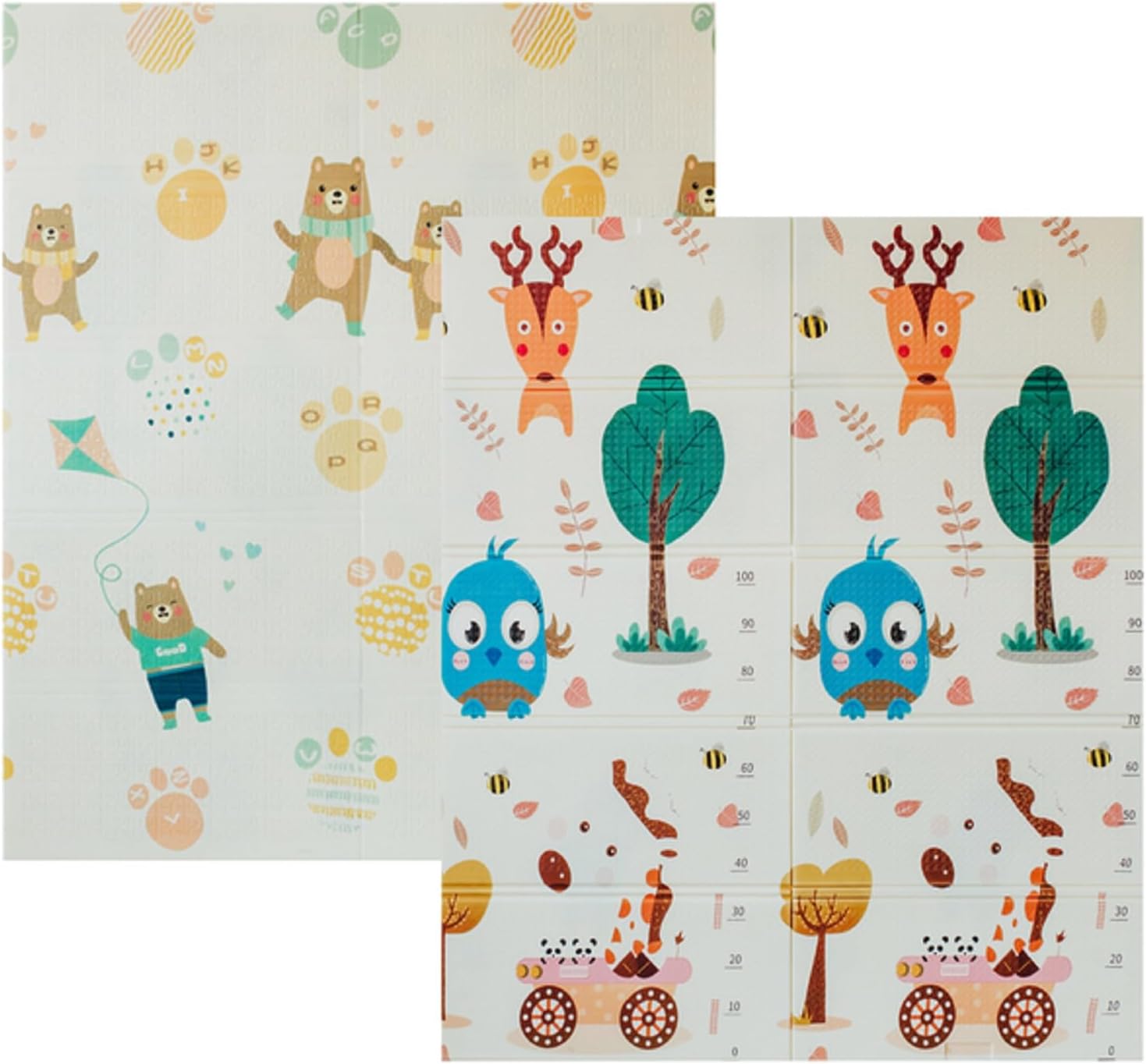 Kids Play Mat Double Sided-Jelly Face