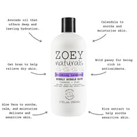 Zoey Naturals Soothing Lavender Bubbly Bubble Bath- 502ml