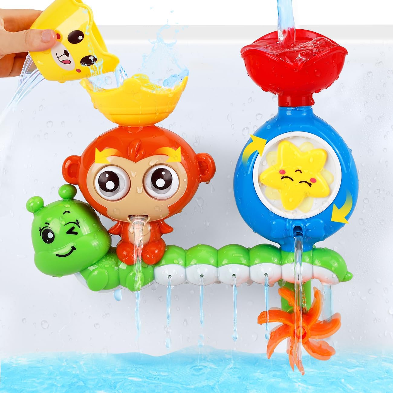 Lululia Toddler Bath Toys 1-5 years Old