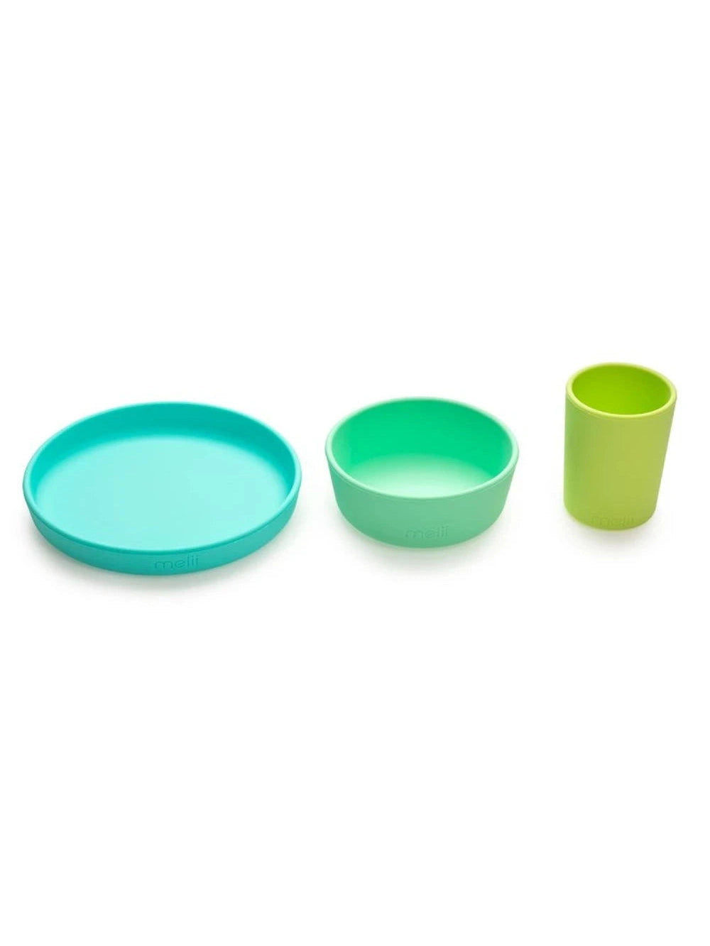 Melii-3 Piece Silicone Feeding Set 6m+ (Available in 2 colors)