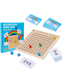 Wooden Muiltiplication Board Game