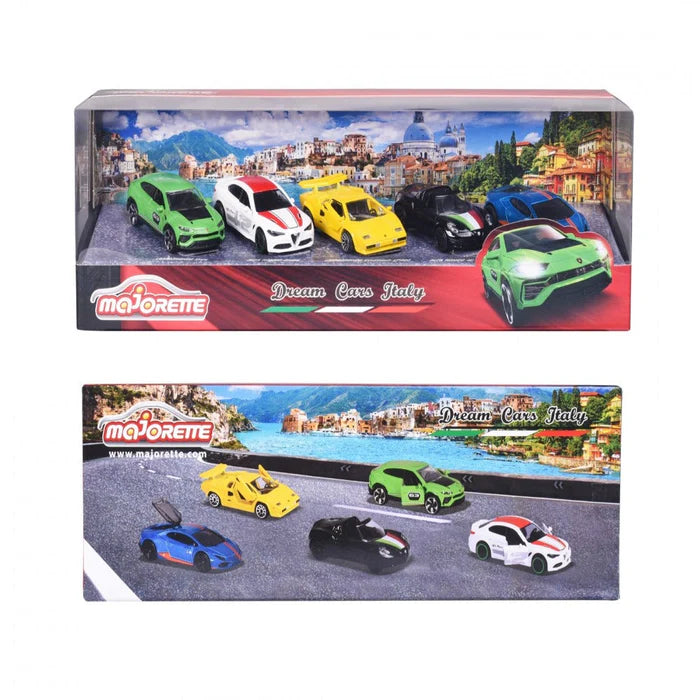Majorette Dream Cars Italy, 5 Pieces Gift Pack