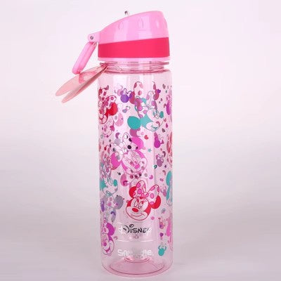 Smiggle Minnie Mouse Water Bottle 650ml-Pink