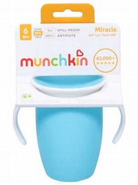 Munchkin Miracle 360° Cup Trainer Cup for 6m+ - 7oz 207ml (3 colors available)