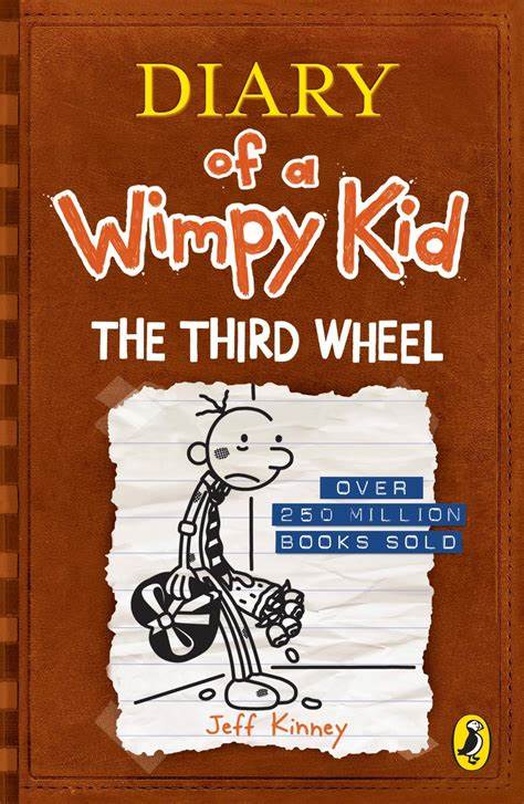 DIARY of a Wimpy Kid THE THIRD WHEEL - Jeff Kinney (Paperback)