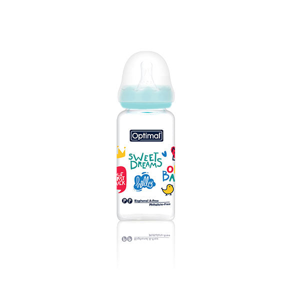 Optimal Glass Feeding Bottle - 120ml (Available in 2 Colors)
