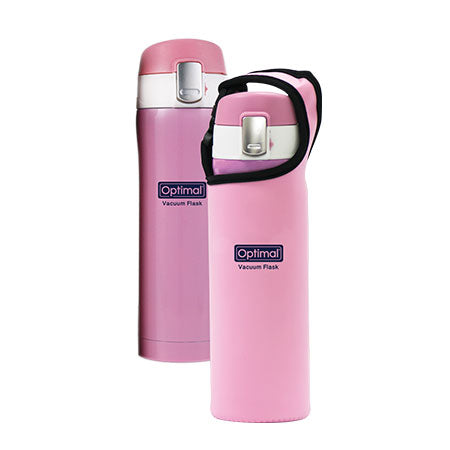 Optimal Stainless Steel Vacuum Flask - 480ml (Available in 2 colors)