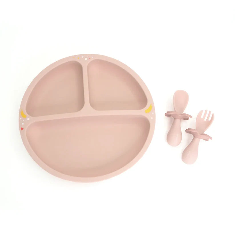 Oribel Baby Plate, Fork & Spoon