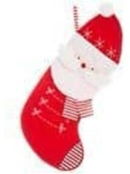 Red and White Santa Christmas Stocking