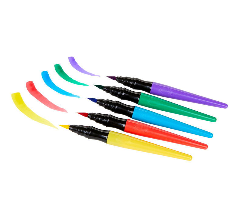 Crayola 5Pcs Washable Paint Brush Pens