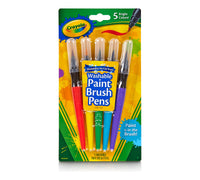 Crayola 5Pcs Washable Paint Brush Pens
