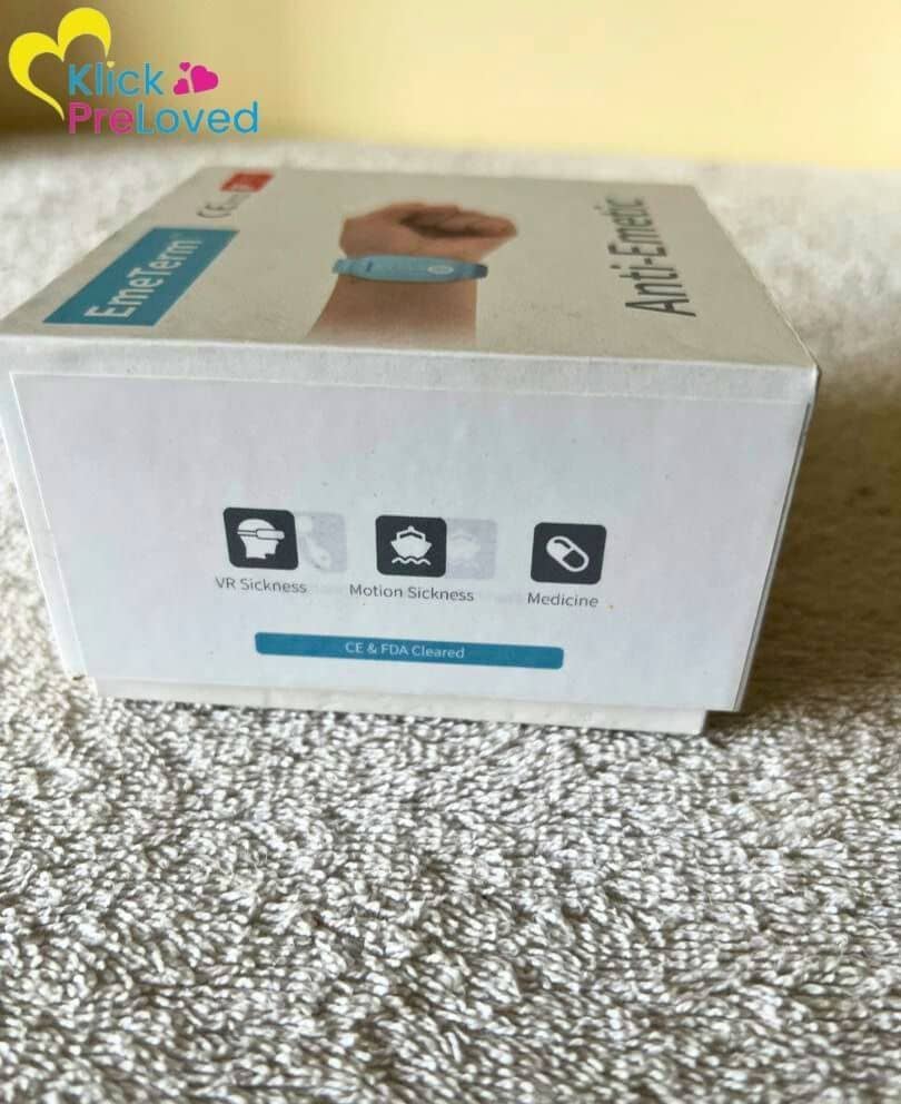 PreLoved EmeTerm Anti-Nausea Re-chargeable Wrist Band (Gently Used)