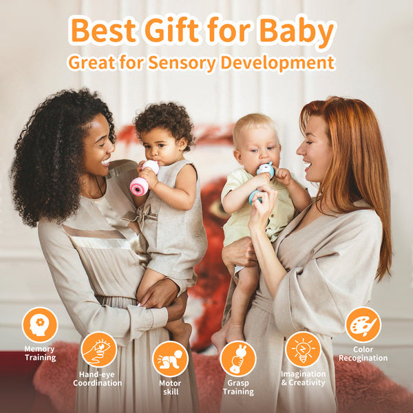 Alilo Smarty Smart Musical Baby Rattle & Nightlight (Available in 2 colors)
