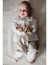 Wooly Organic Rattle Bunny:0m+
