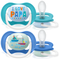 Philips Avent Soother - Ultra Air Happy 0-6M - 2 in Pack