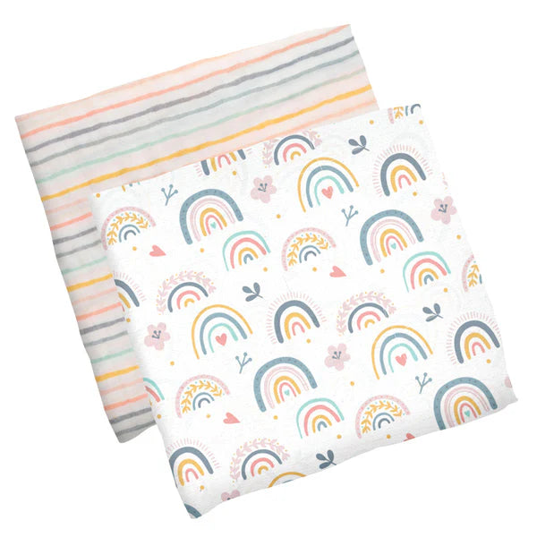 Stephen Joseph Muslin Blanket Sets (Available in 4 Designs)