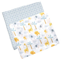 Stephen Joseph Muslin Blanket Sets (Available in 4 Designs)