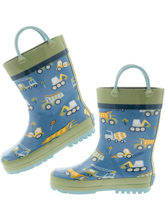 Stephen Joseph Construction Rain Boot (3 sizes available)