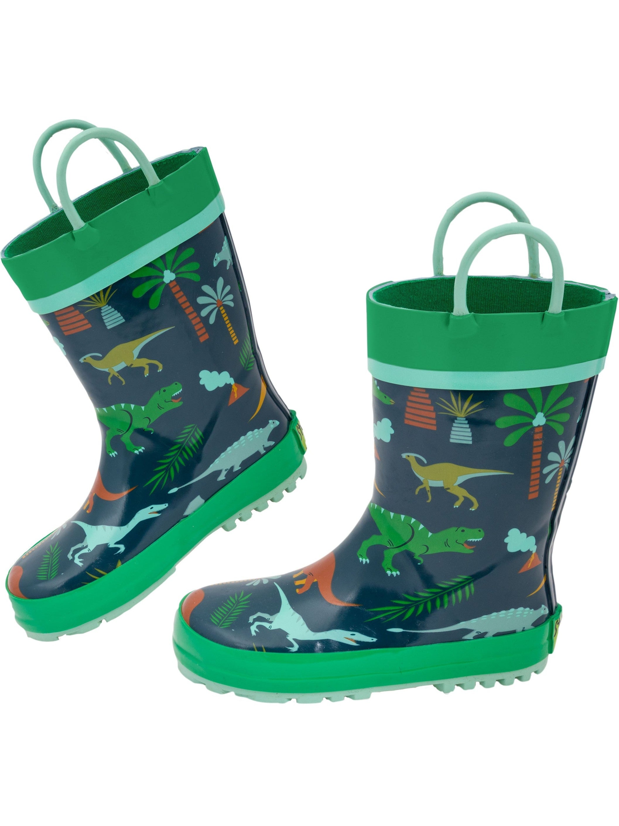 Stephen Joseph Green Dino Rain Boot (2 sizes available)
