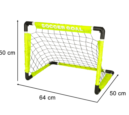 Portable Folding Football Soccer Goal+ Ball and Pump