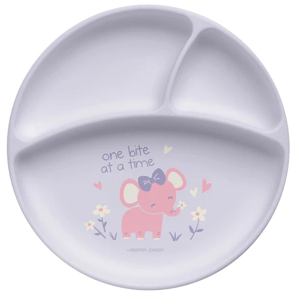 Stephen Joseph Suction Silicone Plate (Available in 5 different designs)