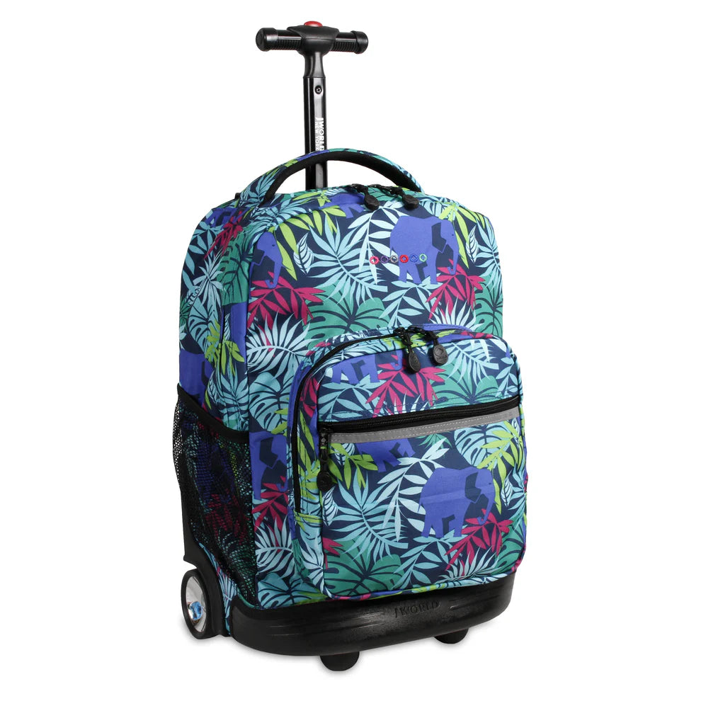 Jworld Sunrise Rolling Backpack 18"-Savanna