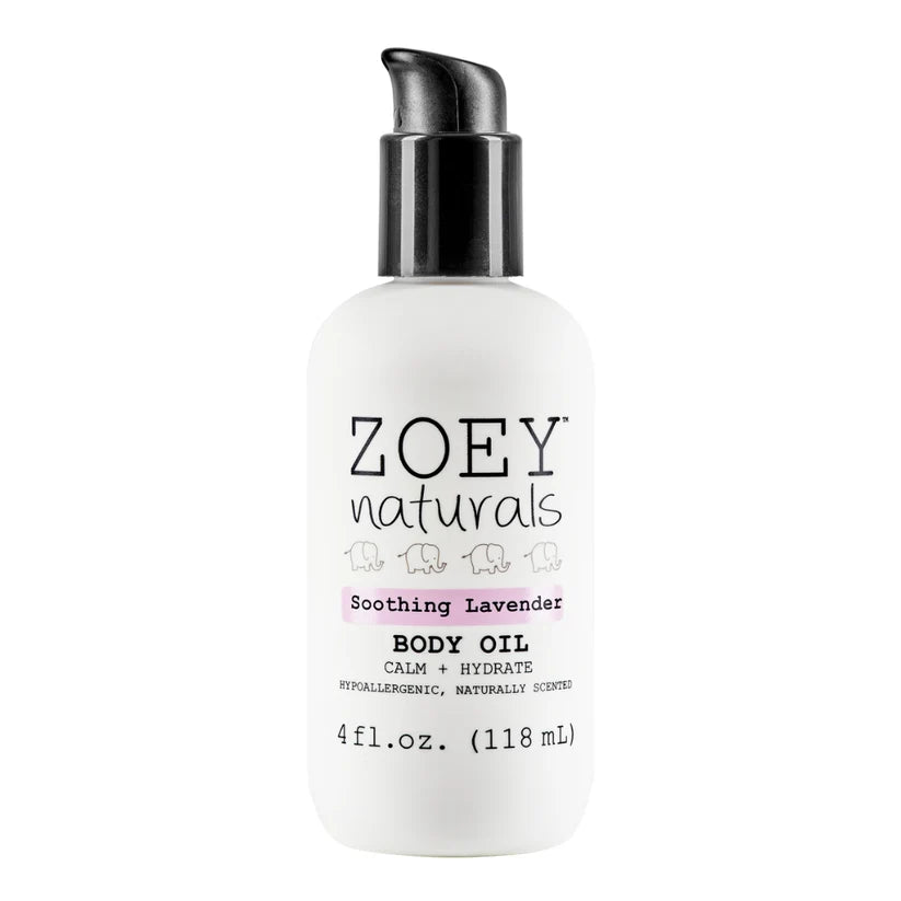 Zoey Naturals Soothing Lavender Body Oil- 118ml