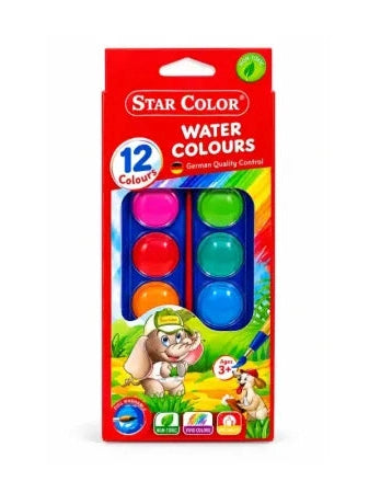 Star Watercolor  Palette -12 colors