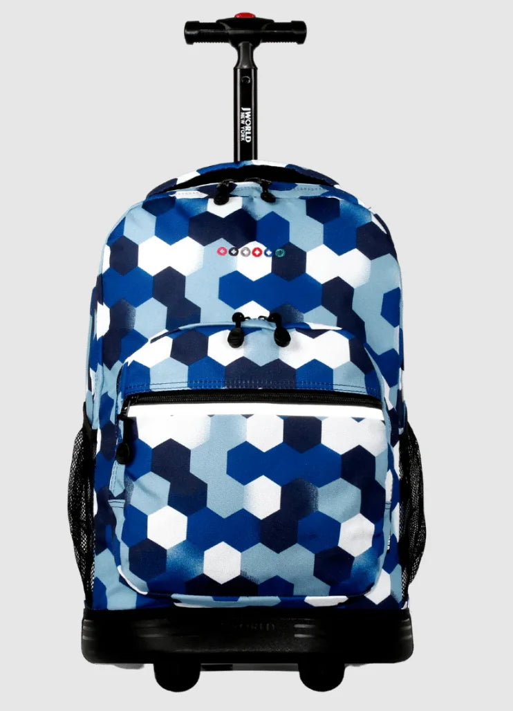 Jworld Sunrise Rolling Backpack 18"-Mini Dia