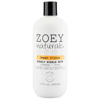 Zoey Naturals Sweet Citrus Bubbly Bubble Bath- 502ml