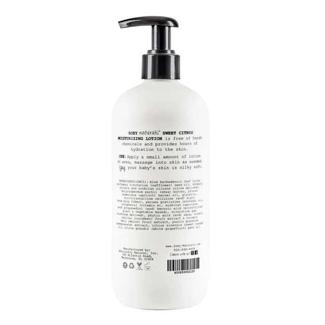 Zoey Naturals Sweet Citrus Moisturizing Lotion- 502ml