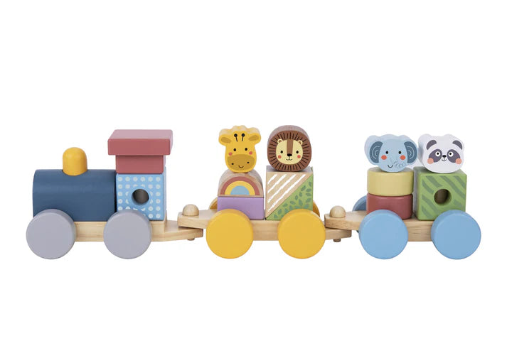 Tooky Toy My Forest Friends Stacking Train 16pcs