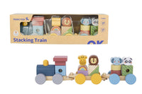 Tooky Toy My Forest Friends Stacking Train 16pcs