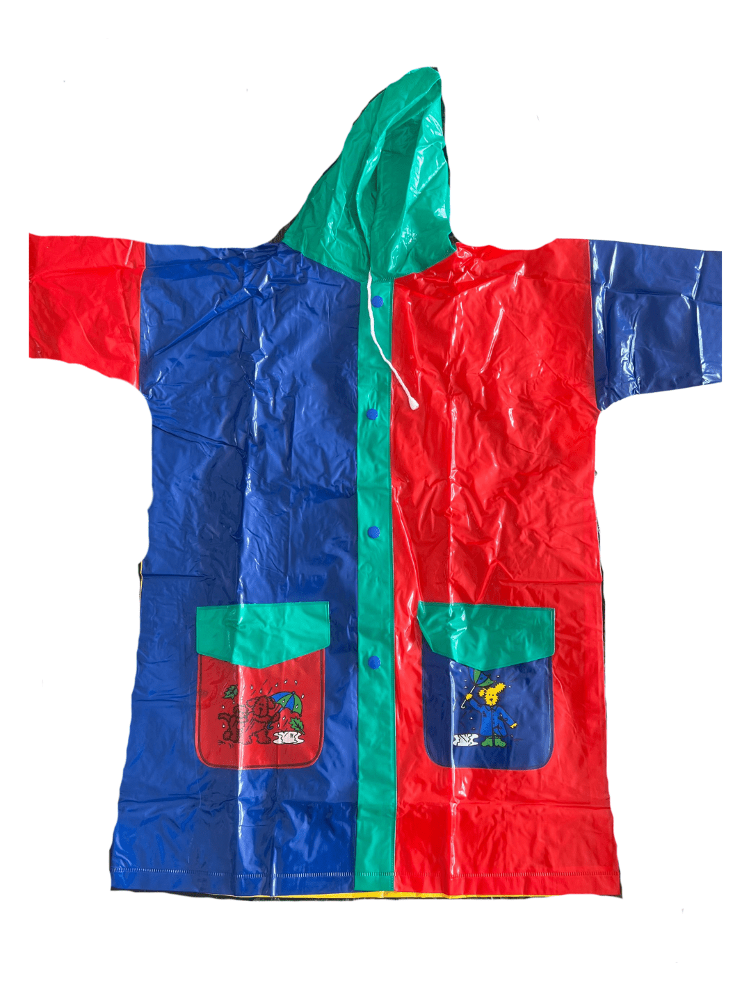 Multicolored Waterproof Raincoat