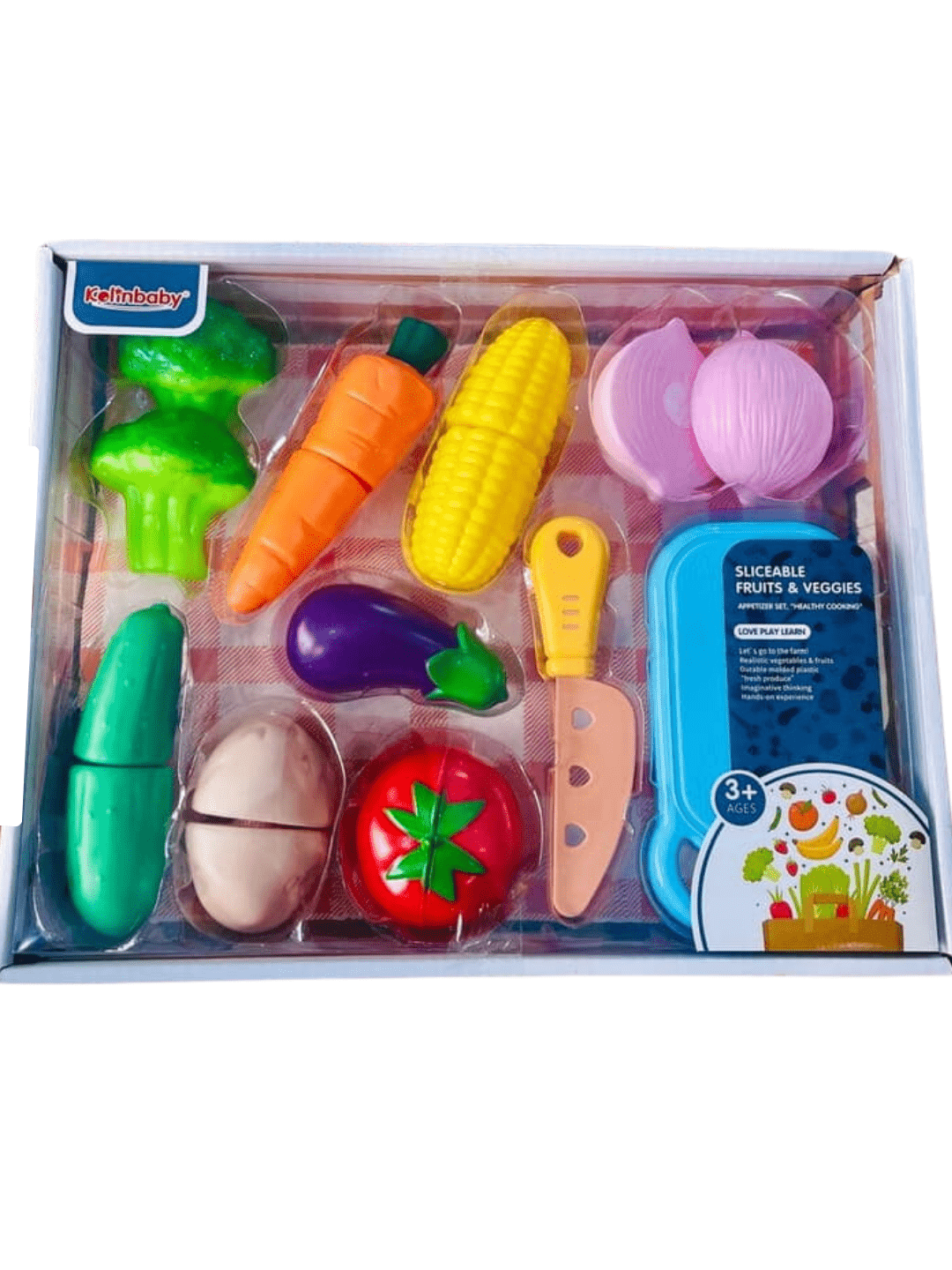 Sliceable Fruits and Vegetables - Kolinbaby, Age 3+