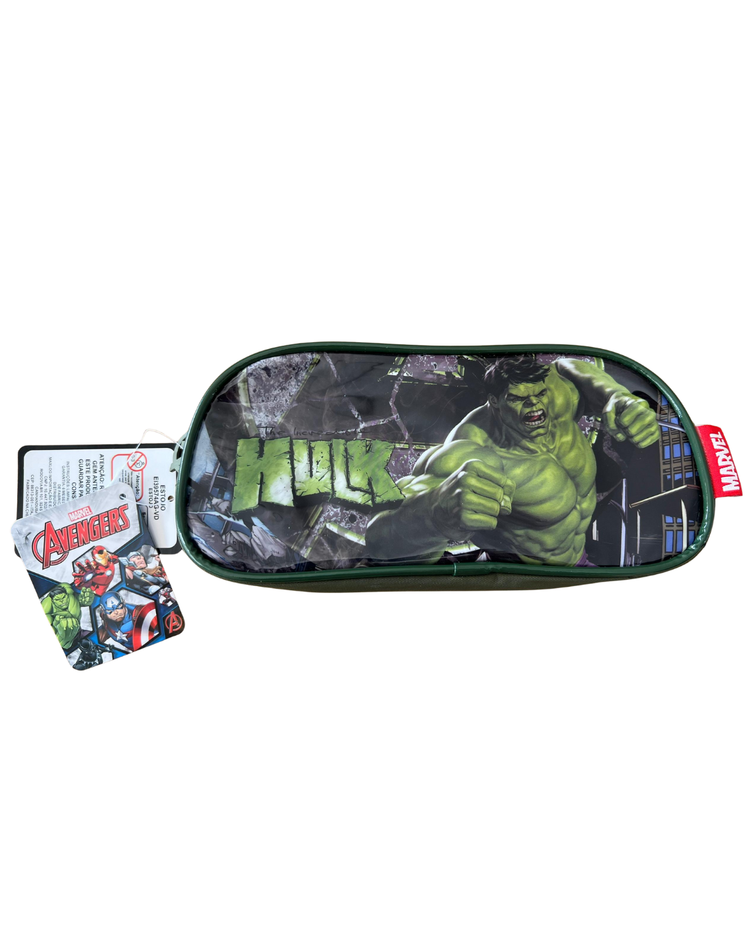 Hulk Stationery Purse- Green and Black