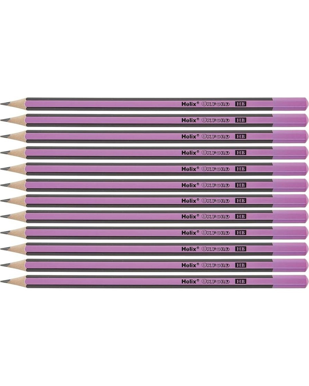 Oxford Helix Eco Pack of 12 Pencils - Pink