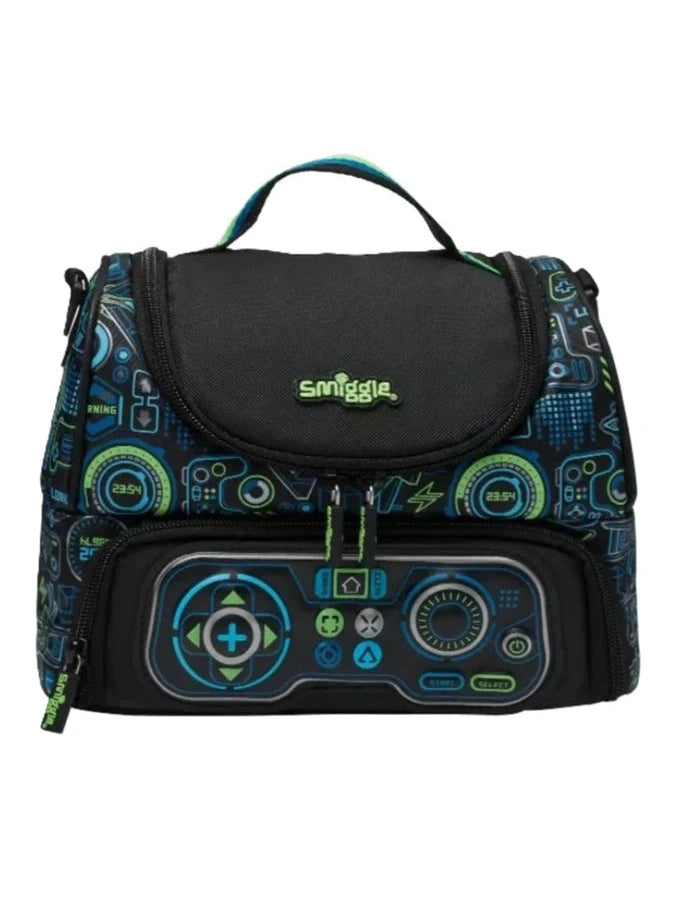 Smiggle Gamer Double Decker Lunch Bag with Strap